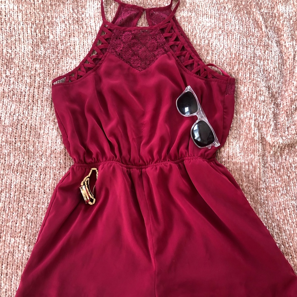 Triple R- Ruby Red Romper